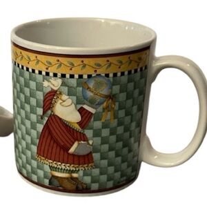 Sakura Debbie Mumm Santa Mug Joy to the world 2000 Christmas mug